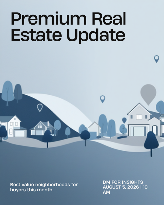 Real Estate Instagram Posts Pack - 90 Canva Templates